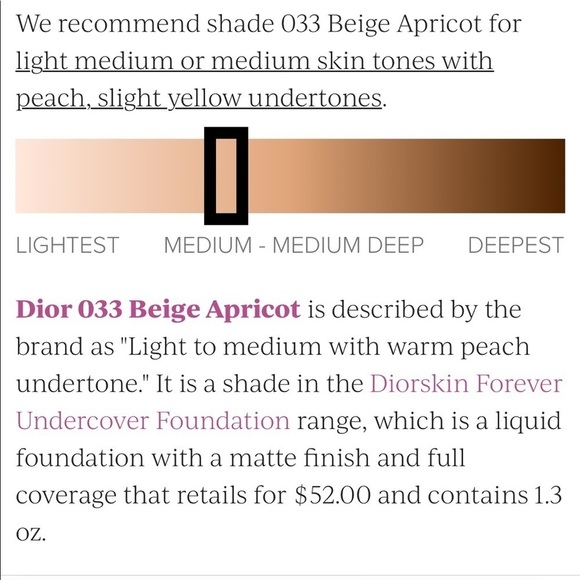 DIORSKIN Forever Undercover 24 Hour Full Coverage Dior by Christian Dior 033 - Picture 5 of 6